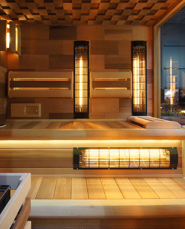 Kombinovaná sauna obsahuje všechny 3 saunové technologie