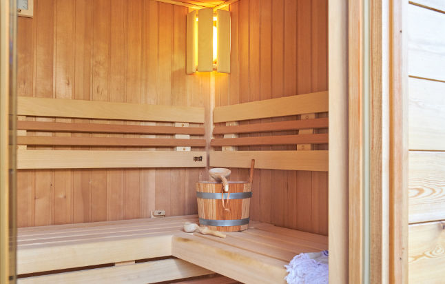 Ochlazovna u venkovní sauny Native